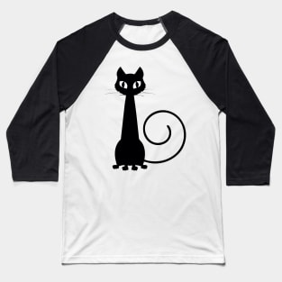 Spooky Lockdown Cat Baseball T-Shirt